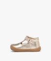 Chaussures premiers pas bébé fille en cuir vernis uni et à scratch - NA![MISSING]